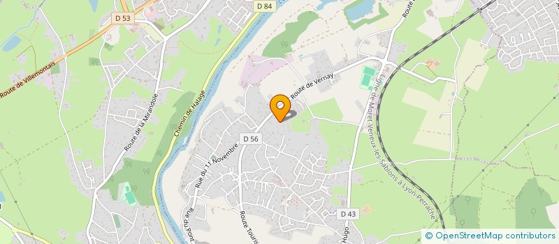 localisation de l'entreprise MONSIEUR MICHEL GARRIVIER  COMMELLE-VERNAY