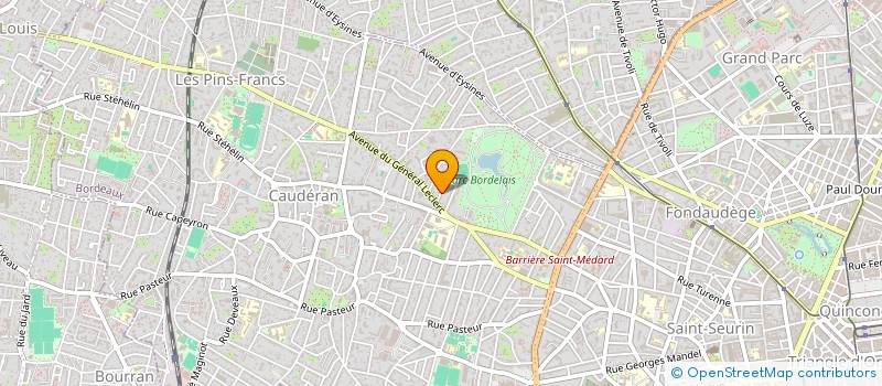 localisation de l'entreprise MONSIEUR MICHEL GARRUES à BORDEAUX