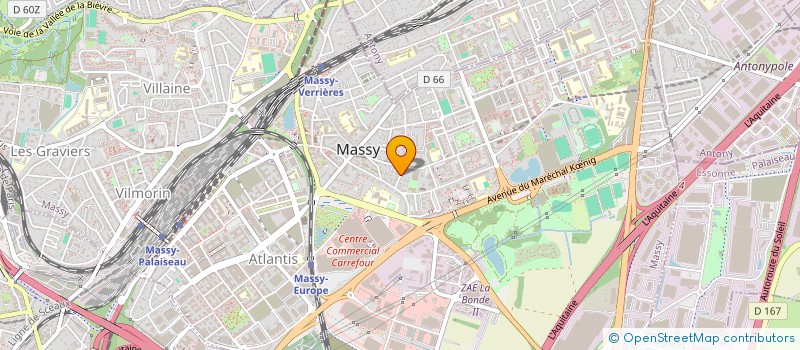 localisation de l'entreprise MONSIEUR MICHEL GASC à MASSY