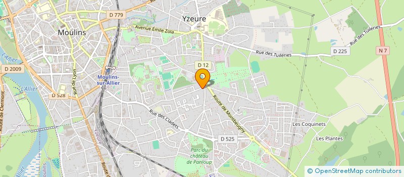 localisation de l'entreprise MONSIEUR MICHEL GASKA à YZEURE