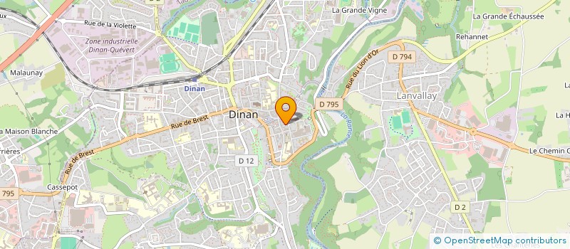 localisation de l'entreprise MONSIEUR MICHEL GASNIER  DINAN