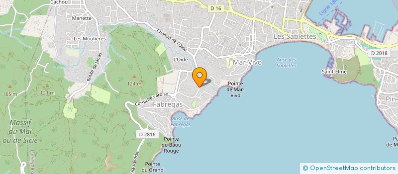 localisation de l'entreprise MONSIEUR MICHEL GASSIES  LA SEYNE-SUR-MER