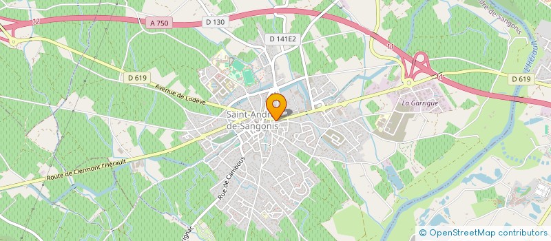 localisation de l'entreprise MONSIEUR MICHEL GASTAND à SAINT-ANDRE-DE-SANGONIS