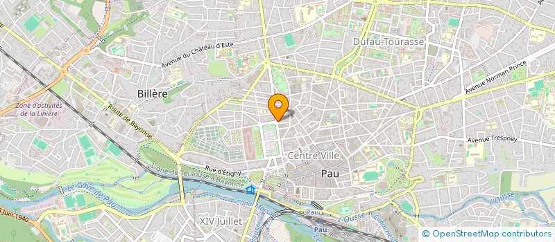 localisation de l'entreprise MONSIEUR MICHEL GATEBLED à PAU