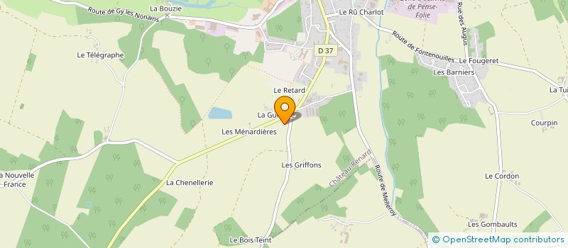 localisation de l'entreprise MONSIEUR MICHEL GATHELLIER  DOUCHY-MONTCORBON