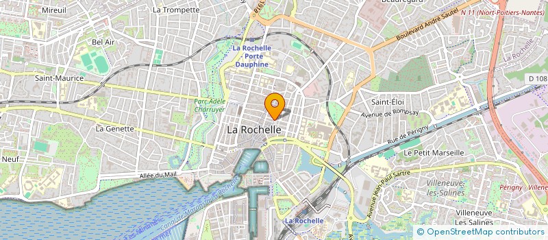 localisation de l'entreprise MONSIEUR MICHEL GATINEAU  LA ROCHELLE