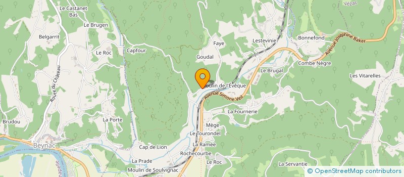 localisation de l'entreprise MONSIEUR MICHEL GATINEL à VEZAC