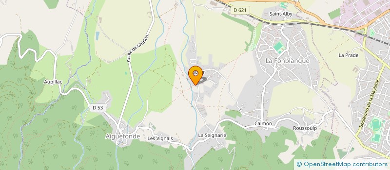 localisation de l'entreprise MONSIEUR MICHEL GAU  AIGUEFONDE