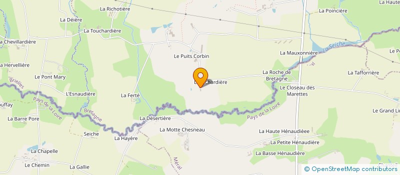 localisation de l'entreprise MONSIEUR MICHEL GAUDIN à LE PERTRE