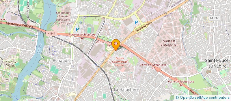 localisation de l'entreprise MONSIEUR MICHEL GAUDIN à NANTES