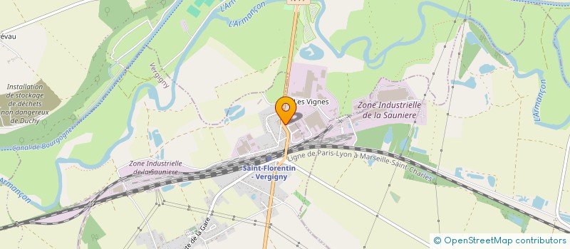 localisation de l'entreprise MONSIEUR MICHEL GAUDISSANT  SAINT-FLORENTIN