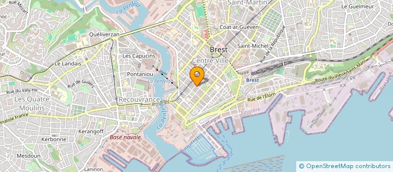 localisation de l'entreprise MONSIEUR MICHEL GAUDRY  BREST