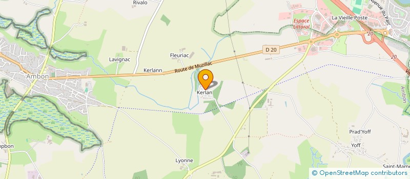 localisation de l'entreprise MONSIEUR MICHEL GAURY  AMBON