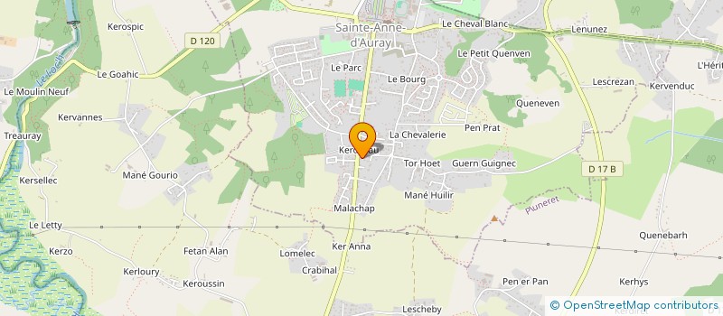 localisation de l'entreprise MONSIEUR MICHEL GAUTHIER  SAINTE-ANNE-D'AURAY