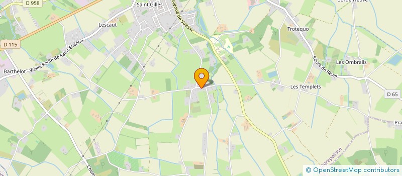 localisation de l'entreprise MONSIEUR MICHEL GAUTHIER  NEGREPELISSE