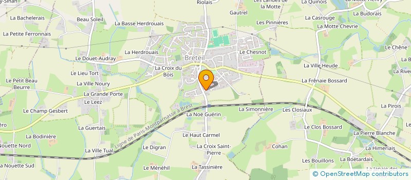 localisation de l'entreprise MONSIEUR MICHEL GAUTHIER  MONTFORT-SUR-MEU