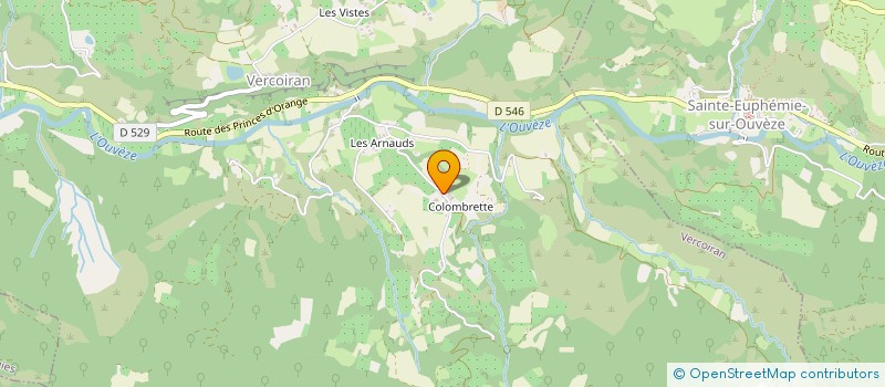 localisation de l'entreprise MONSIEUR MICHEL GAUTHIER  VERCOIRAN