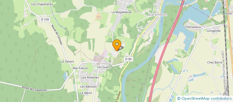 localisation de l'entreprise MONSIEUR MICHEL GAUTHIER  VARAMBON