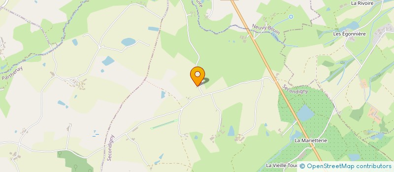 localisation de l'entreprise MONSIEUR MICHEL GAUTIER  ALLONNE