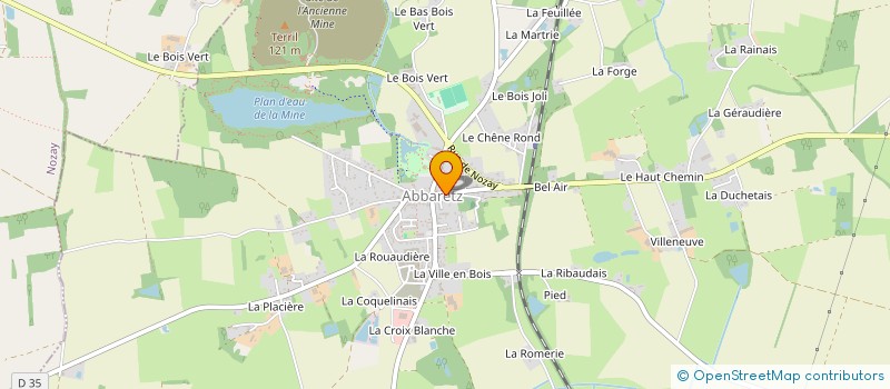 localisation de l'entreprise MONSIEUR MICHEL GAUTIER à ABBARETZ