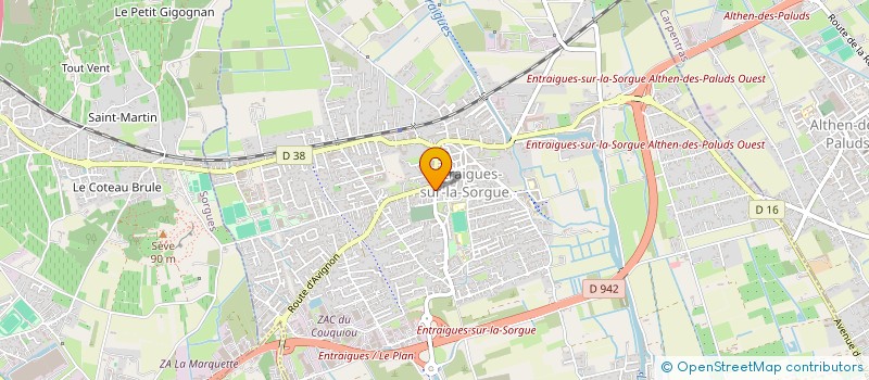 localisation de l'entreprise MONSIEUR MICHEL GAUTIER à ENTRAIGUES-SUR-LA-SORGUE