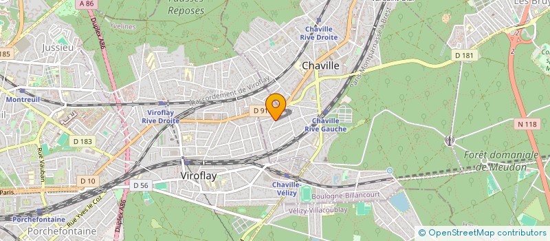 localisation de l'entreprise MONSIEUR MICHEL GAUTIER à CHAVILLE