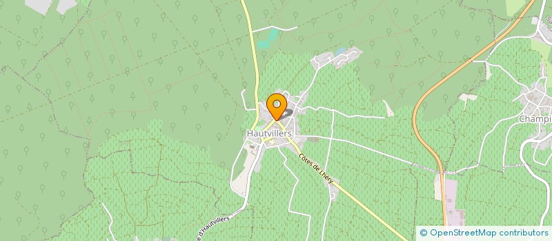 localisation de l'entreprise MONSIEUR MICHEL GAUVAIN  HAUTVILLERS