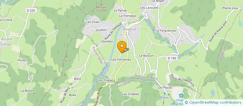localisation de l'entreprise MONSIEUR MICHEL GAVARD-COLENNY  BOGEVE