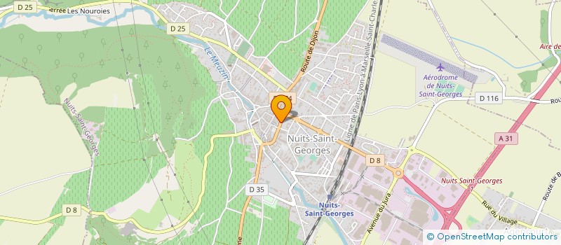 localisation de l'entreprise MONSIEUR MICHEL GAVIGNET à NUITS-SAINT-GEORGES