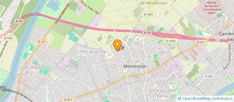 localisation de l'entreprise MONSIEUR MICHEL GAY  MONTESSON