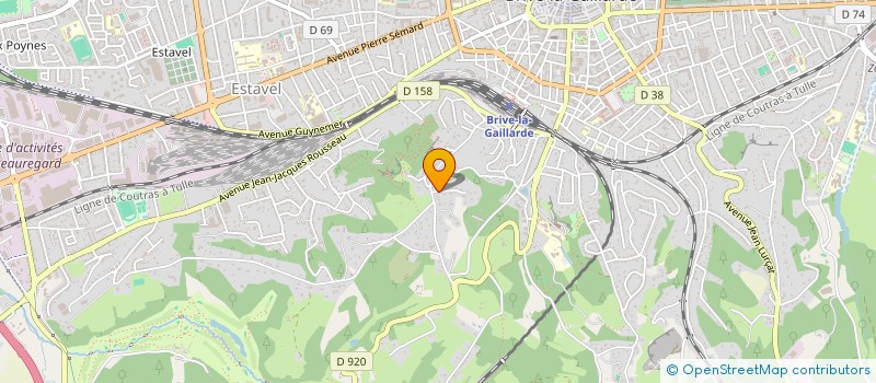 localisation de l'entreprise MONSIEUR MICHEL GAY  BRIVE-LA-GAILLARDE