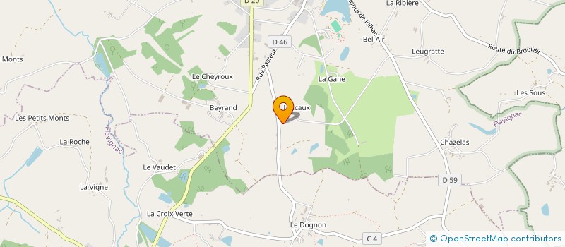 localisation de l'entreprise MONSIEUR MICHEL GAYOT à FLAVIGNAC