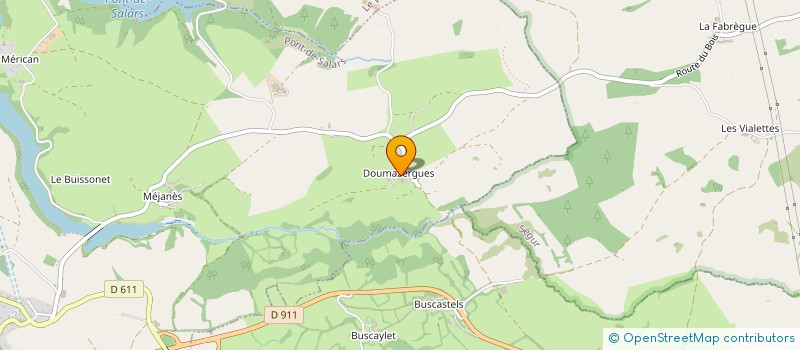 localisation de l'entreprise MONSIEUR MICHEL GAYRAUD  PONT-DE-SALARS