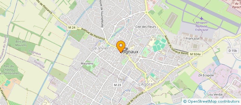 localisation de l'entreprise MONSIEUR MICHEL GEBEL DE GEBHARDT  CUGNAUX