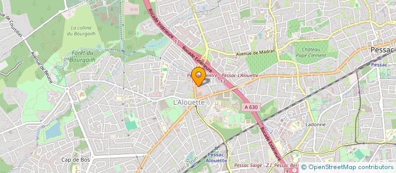 localisation de l'entreprise MONSIEUR MICHEL GELIS  PESSAC