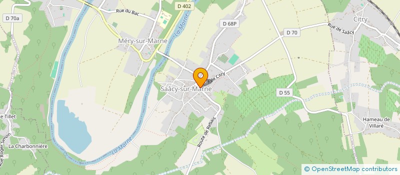 localisation de l'entreprise MONSIEUR MICHEL GELLUSSEAU  SAACY-SUR-MARNE