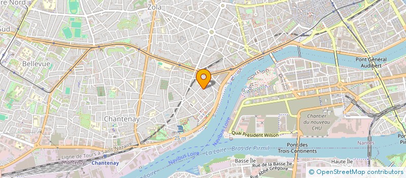 localisation de l'entreprise MONSIEUR MICHEL GEMONET à NANTES
