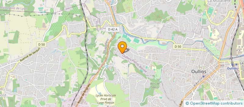 localisation de l'entreprise MONSIEUR MICHEL GENDARD  OULLINS-PIERRE-BENITE