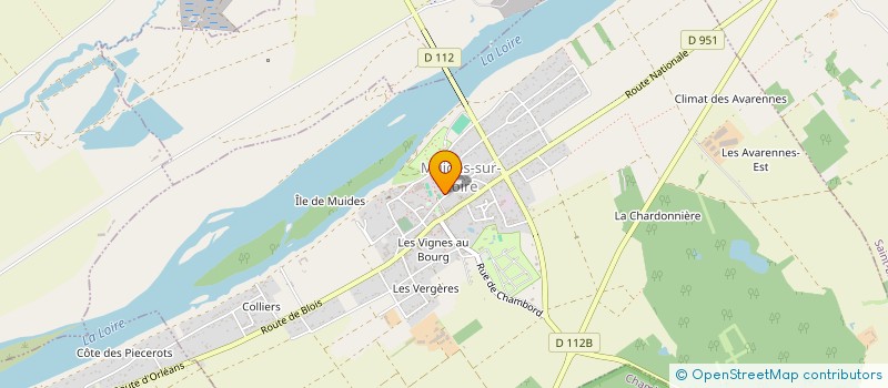 localisation de l'entreprise MONSIEUR MICHEL GENERAS  MUIDES-SUR-LOIRE