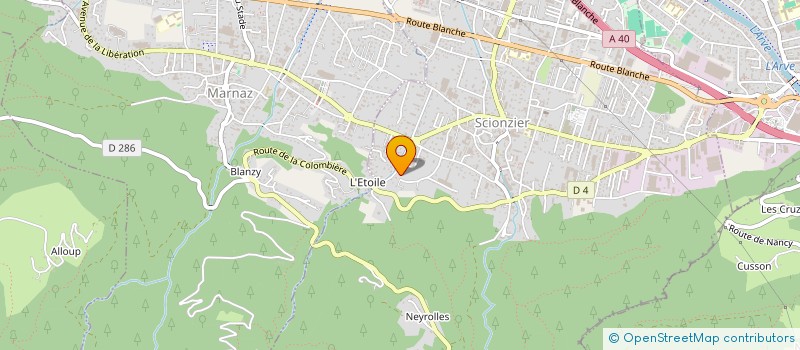 localisation de l'entreprise MONSIEUR MICHEL GENESONI à SCIONZIER