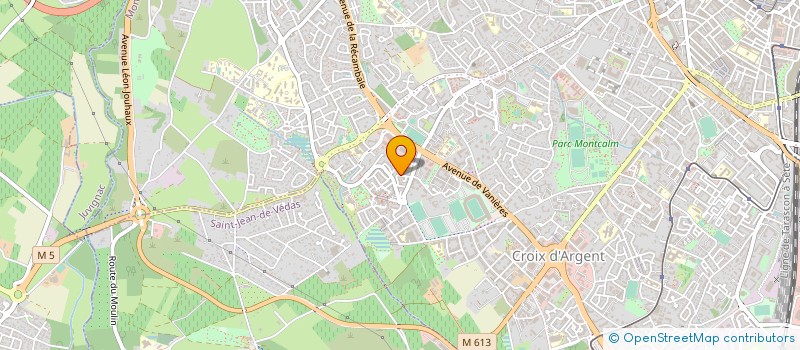 localisation de l'entreprise MONSIEUR MICHEL GENET à MONTPELLIER