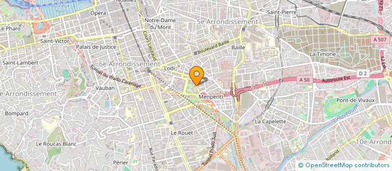 localisation de l'entreprise MONSIEUR MICHEL GENRE à MARSEILLE