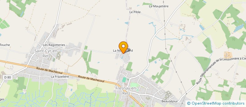 localisation de l'entreprise MONSIEUR MICHEL GENTE  VILLENEUVE-EN-RETZ