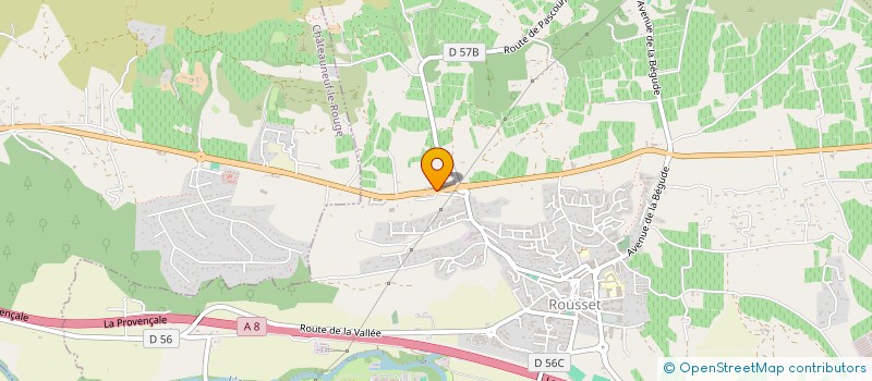 localisation de l'entreprise MONSIEUR MICHEL GENTET  ROUSSET