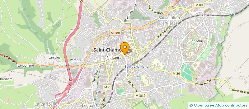 localisation de l'entreprise MONSIEUR MICHEL GENTIAL  SAINT-CHAMOND