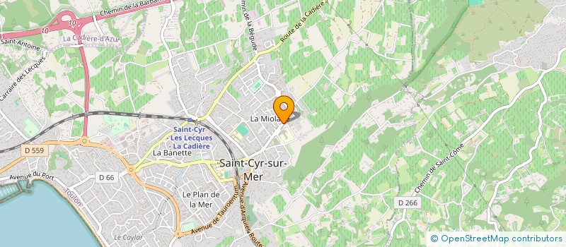 localisation de l'entreprise MONSIEUR MICHEL GENTILE à SAINT-CYR-SUR-MER