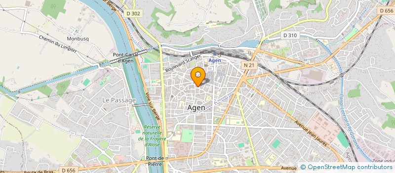 localisation de l'entreprise MONSIEUR MICHEL GENTILLET  AGEN