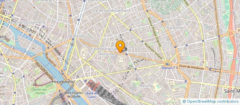 localisation de l'entreprise MONSIEUR MICHEL GEORGEIN à PARIS 11