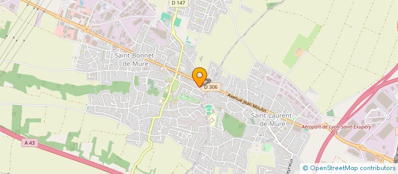 localisation de l'entreprise MONSIEUR MICHEL GEORGES  COLOMBIER-SAUGNIEU