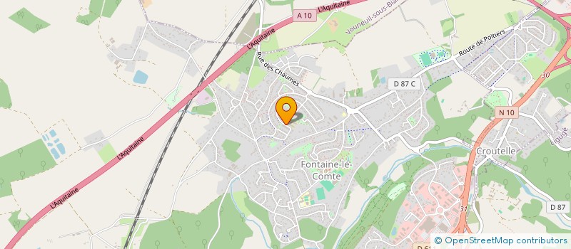 localisation de l'entreprise MONSIEUR MICHEL GEORGES DROUOT  FONTAINE-LE-COMTE